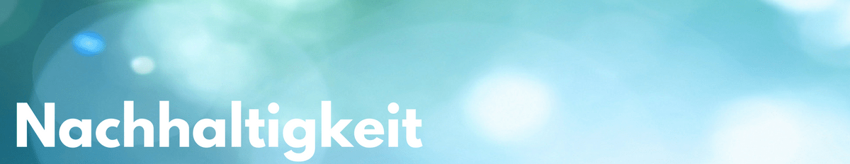 Banner der Nachhaltigkeitsprodukte