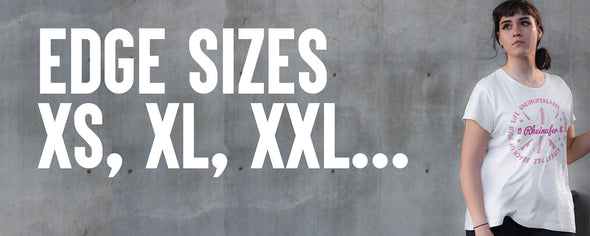 Edge Sizes und Übergrößen