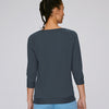 Dreiviertel Logo-Pullover Damen