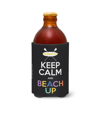 Keep Calm And Beach Up Stubby - 