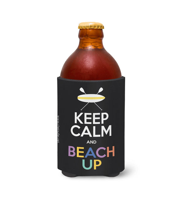 Keep Calm And Beach Up Stubby - 