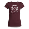 Beachlife T-Shirt Damen - XXS / Bordeaux