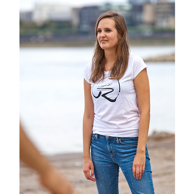 Rheinufer Logo T-Shirt Damen - 