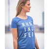 RHEINUFER Letter T-Shirt Damen - 