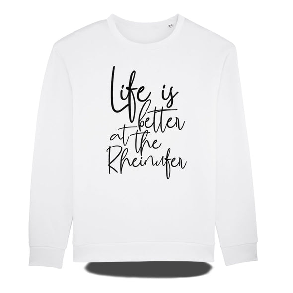 Life is better at the Rheinufer Pullover Damen