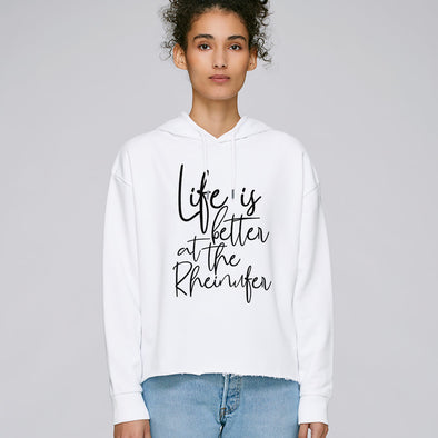 Life is better at the Rheinufer Hoodie Damen