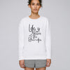 Life is better at the Rheinufer Pullover Damen