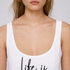 Life is better at the Rheinufer Tanktop Damen