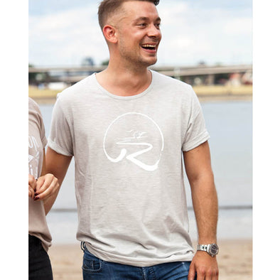 Rheinufer Logo T-Shirt mit Slubgarn Herren - 