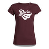 Rheinwelle T-Shirt Damen - XXS / Burgund