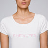 Rheinufer tailliertes Simplicity T-Shirt Damen