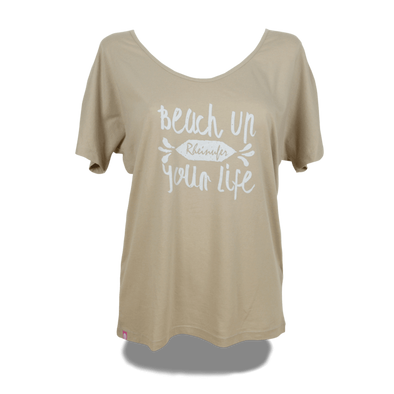 Beach Up Shirt mit Fledermaus-Ärmel Damen - XS / Nude