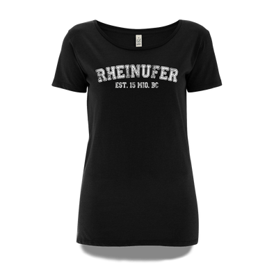 Rheinufer College T-Shirt Damen - S / Schwarz