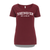 Rheinufer College T-Shirt Damen - XL / Bordeaux