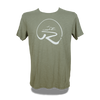 Rheinufer Logo T-Shirt mit Slubgarn Herren - S / Khaki