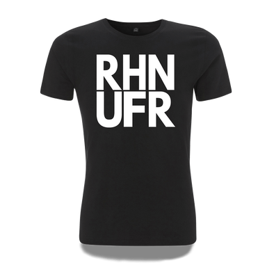 RHN-UFR Initialen-Shirt Herren - S / Schwarz