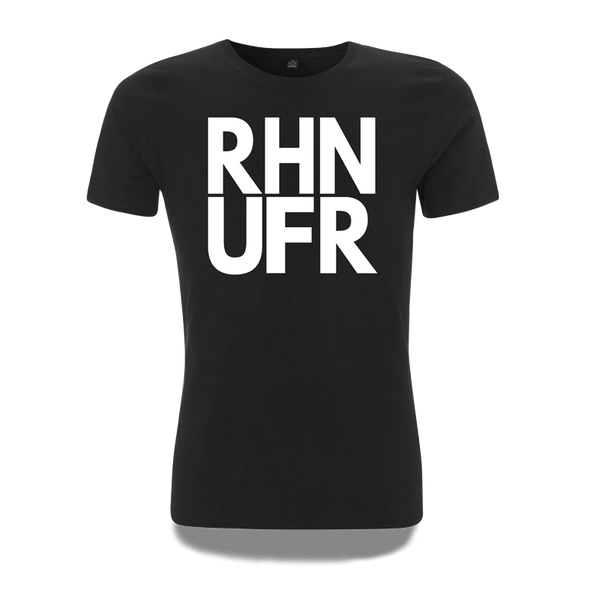 RHN-UFR Initialen-Shirt Herren - S / Schwarz